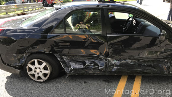 Minivan and Mortorcycle Accident‏