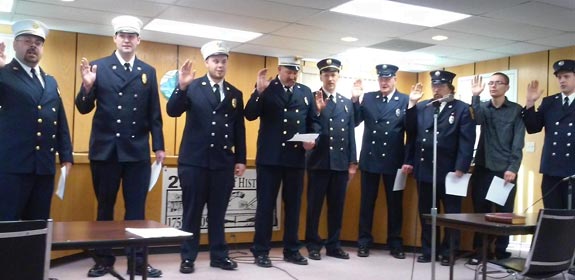 2015 Swearing in Oath Ceremony Montague Fire Dept.