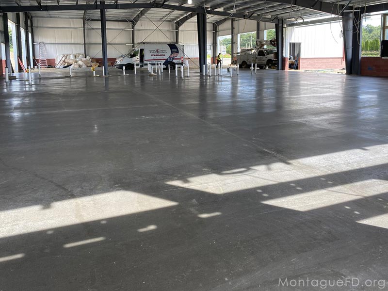 Montague Fire Station Building Progress