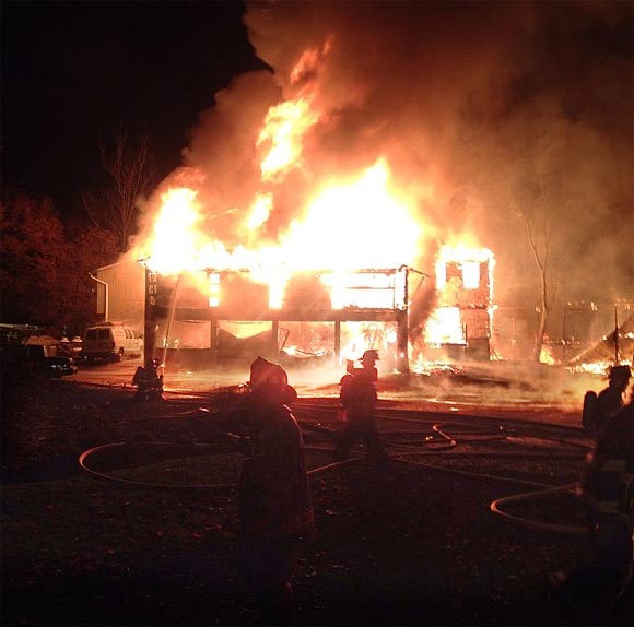 Branchville Fire Nov 2013