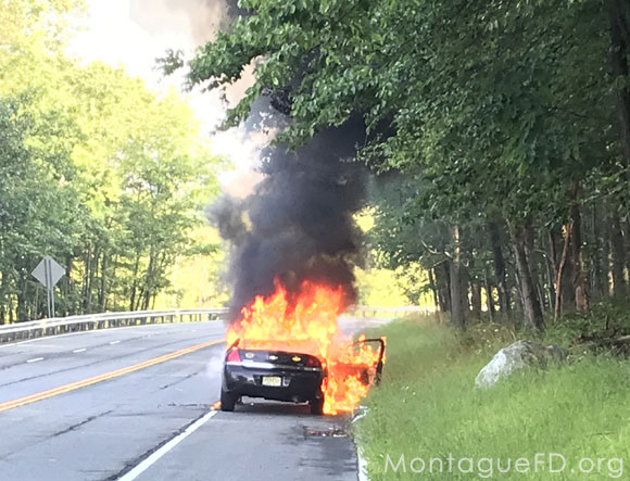Car Fire Route 23
