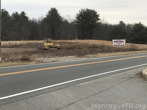 Volunteers Clearing the lot for the Future Firehouse & Community Center