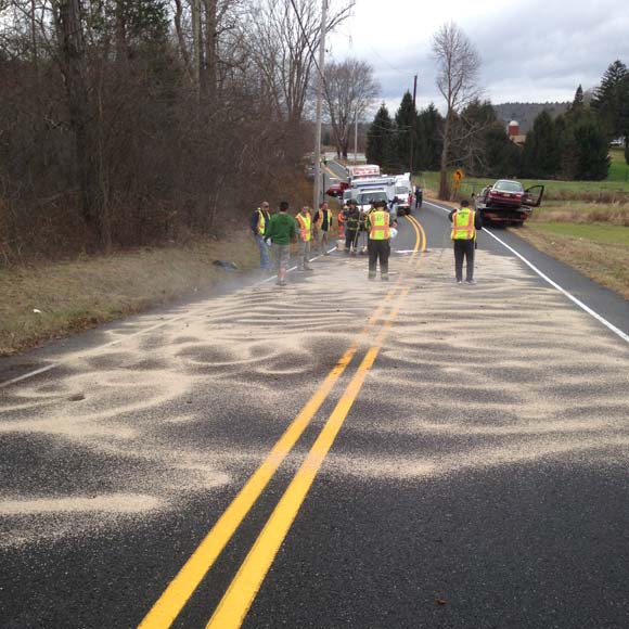 Fluid Spill, Cove Road