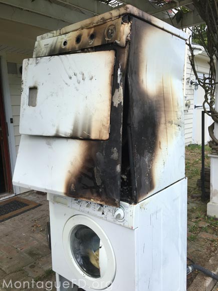 Home Dryer Caught on Fire‏