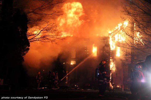 house fire Sandyston, NJ