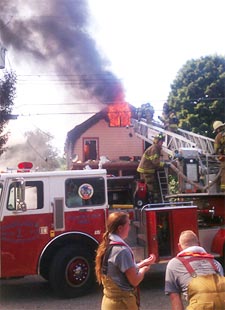 house fire