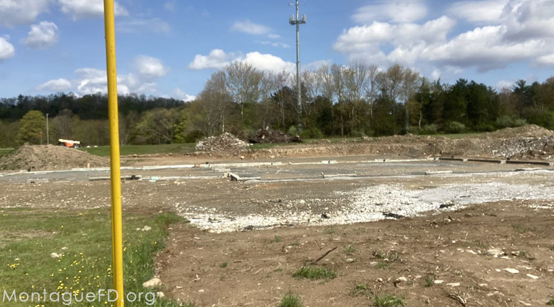 Montague FD Station Foundation Complete
