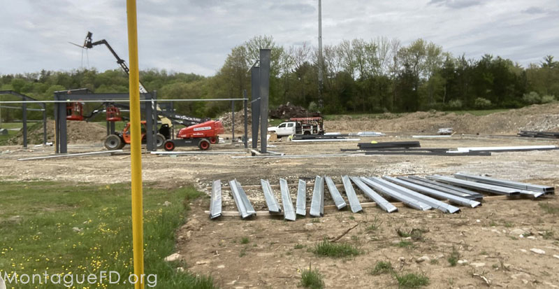 More Framing on the new Montague Fire Station