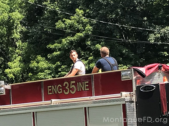 Repacking Fire Hose After Fire‏