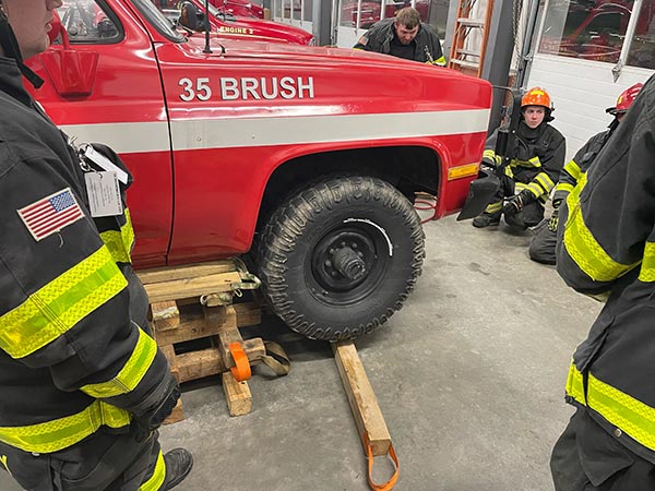 Firefighter Vehicle Training