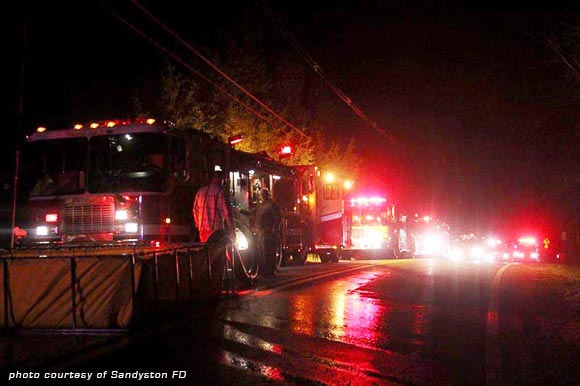 Two Fire Dept House Fire, New Jersey